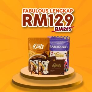 Set Lengkap - 2 goals + 1 Toxx + 1 Oats + 1 Cookies